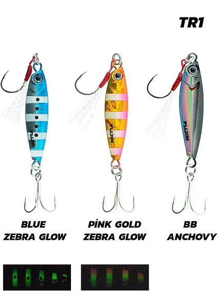 Jig-X Trio 10GR 3 Adet Light Jig Yem Tr1 fiyatları