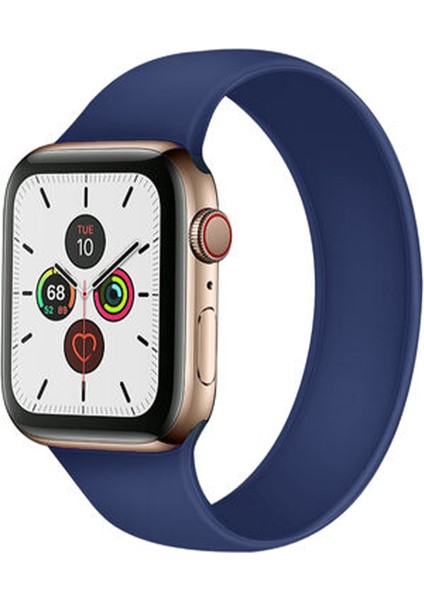 Apple Watch Seri 42/44 mm Uyumlu Silikon Kordon