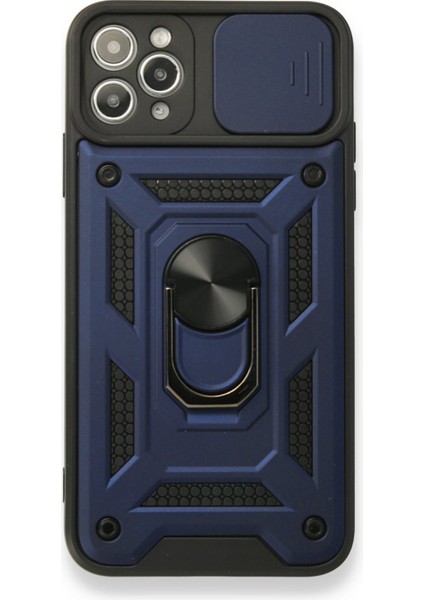 Apple iPhone 11 Pro Uyumlu Kızaklı Panzer Seri Arka Koruma Kılıf