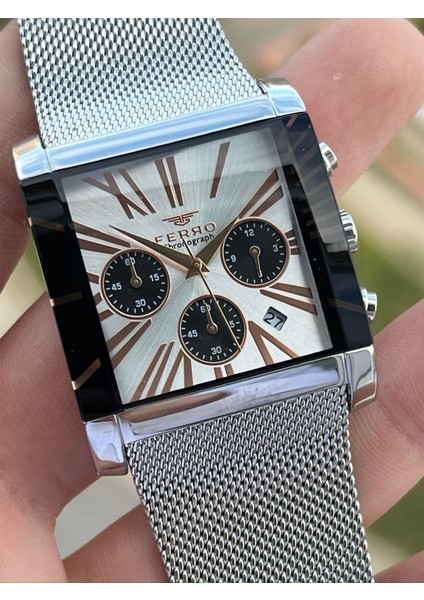 Gümüş Renk Hasır Kordon Iç Fonksiyonları Aktif 30 mt Su Geçirmez Erkek Kol Saat EF41292-A34 fiyatları