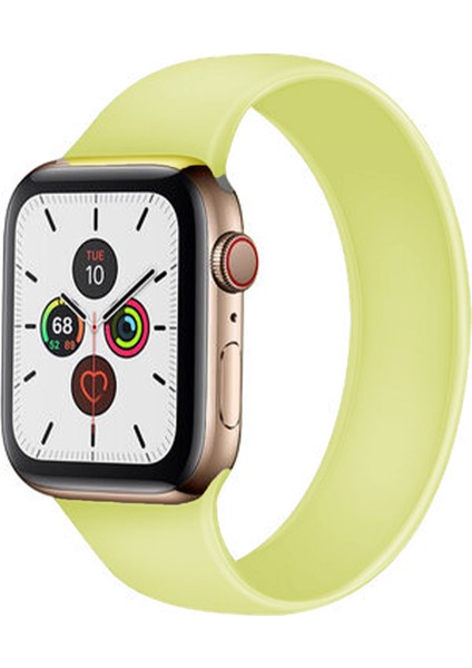 Apple Watch Seri 42/44 mm Uyumlu Silikon Kordon