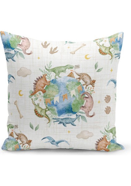 Çocuk Bebek Çift Tarafı Dijital Baskılı 4'lü Kırlent Kılıfı Seti (Kids Children Cushion Cover) fiyatları