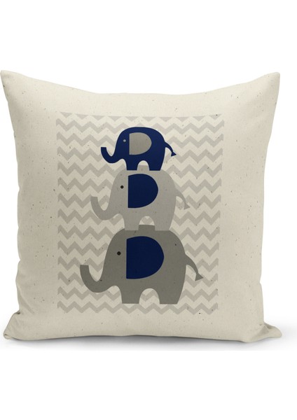 Çocuk Bebek Çift Tarafı Dijital Baskılı 4'lü Kırlent Kılıfı Seti (Kids Children Cushion Cover) fırsatları