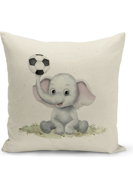 Çocuk Bebek Çift Tarafı Dijital Baskılı 4'lü Kırlent Kılıfı Seti (Kids Children Cushion Cover) fırsatları