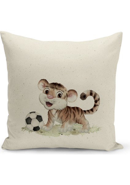 Çocuk Bebek Çift Tarafı Dijital Baskılı 4'lü Kırlent Kılıfı Seti (Kids Children Cushion Cover) indirimleri