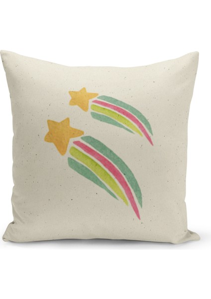Çocuk Bebek Çift Tarafı Dijital Baskılı 4'lü Kırlent Kılıfı Seti (Kids Children Cushion Cover) indirimleri