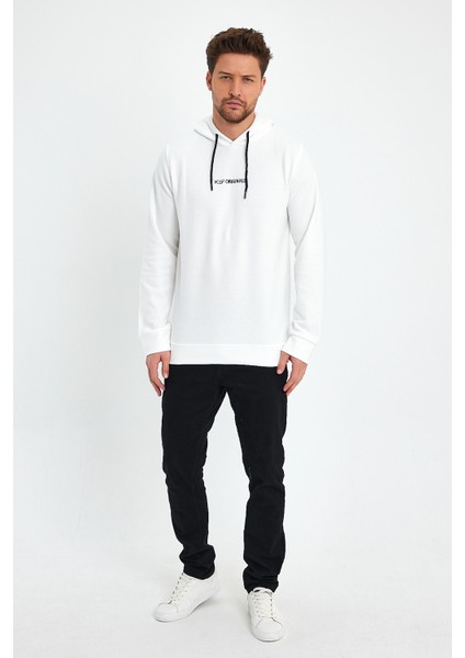 Originals Beyaz Hoodie, Oversize Sweatshirt, Erkek Hoodie