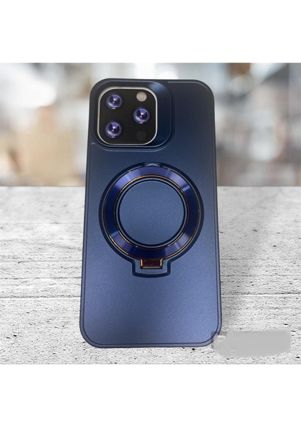 iPhone 14 Pro Max Yüzüklü Magsafeli Silikon Telefon Kılıfı