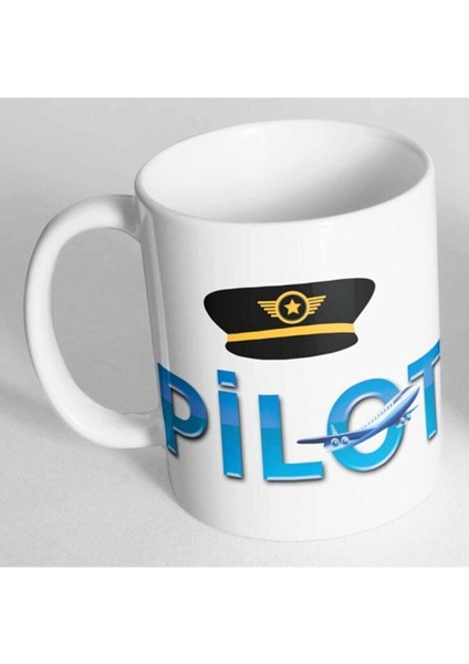 Pilotlara Hediye Baskılı Kupa Bardak