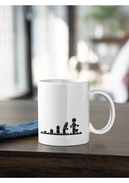 LEGO Evrim Silüet Baskılı Kupa K