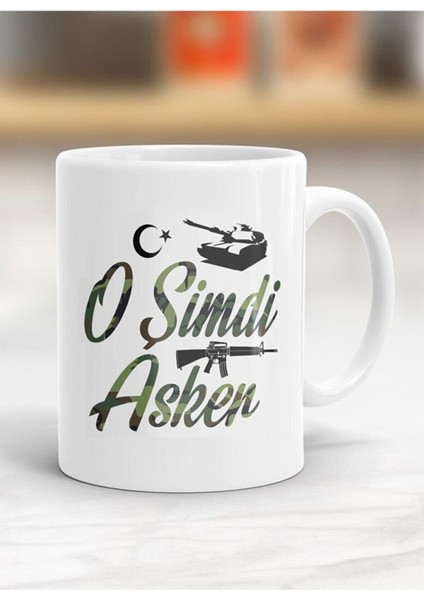 O Şimdi Asker Yazılı Kupa