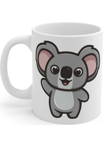 Sevimli Koala Baskılı Kupa Bardak