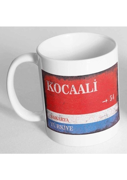 Sakarya Kocaali Sokak Tabelası Baskılı Kupa Bardak