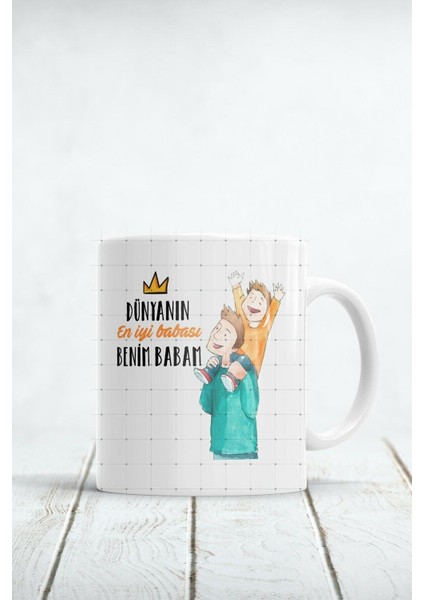 Canım Babam Baskılı Kupa Bardak