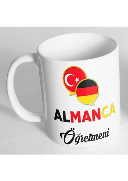 Almanca Öğretmenlerine Hediye Baskılı Kupa Bardak