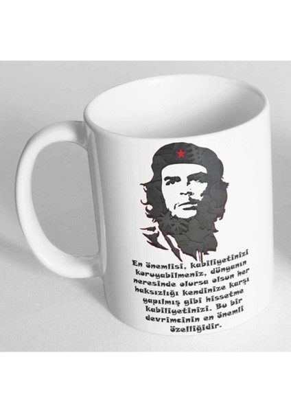 Che Guevara En Önemlisi Kabiliyetinizi Koruyabilmeniz Baskılı Kupa Bardak