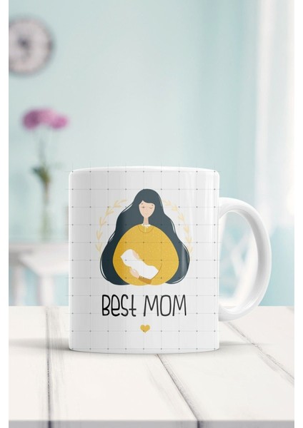 Best Mom Baskılı Kupa Bardak