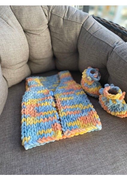 Puffy Fine Color Bebek Yeleği ve Patik