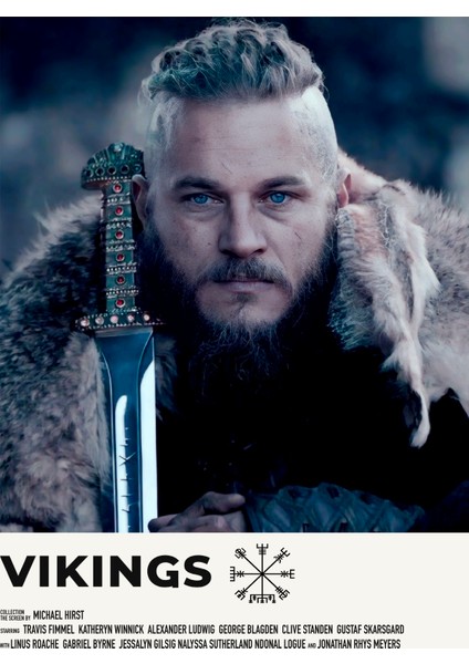 Wikings Dizi Poster 30X42 cm Çerçevesiz