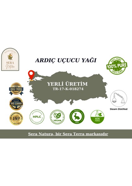 Sera Natura Ardıç Uçucu Yağı %100 Saf 10 ml