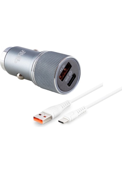 Subzero CR94 Pd USB Giriş 20W Pd Type-C Oto Şarj Aleti