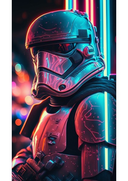 Darth Vade Tasarım 30X42 cm Çerçevesiz Poster