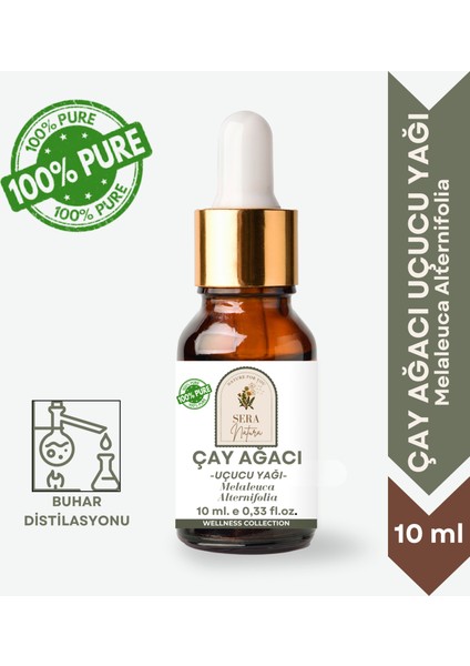 Sera Natura Çay Ağacı Uçucu Yağı %100 Saf 10 ml