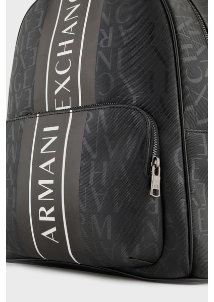 Armani Exchange Tamamı Logo Baskılı Sırt Çantası Erkek Sırt Çantası 952394 CC831 19921