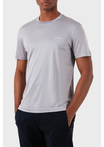 Logolu Bisiklet Yaka Pamuk Karışımlı Regular Erkek T Shirt 8N1Td8 1Juvz 0844 indirimleri