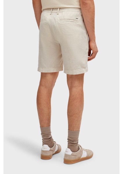Streç Pamuk Keten Karışımlı Regular Fit Short Erkek Short 50512555 276