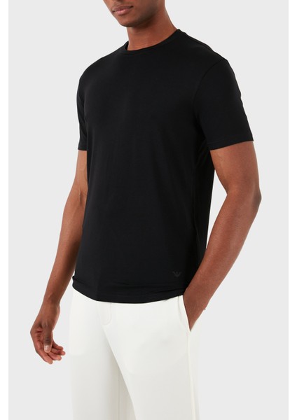 Bisiklet Yaka Regular Fit Streç T Shirt Erkek T Shirt 8N1Tf0 1Jcdz 0999 modelleri