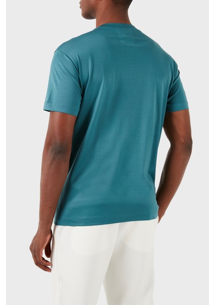 Logolu Bisiklet Yaka Pamuk Karışımlı Regular Erkek T Shirt 8N1Td8 1Juvz 0779 modelleri