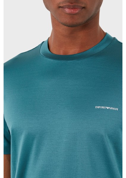 Logolu Bisiklet Yaka Pamuk Karışımlı Regular Erkek T Shirt 8N1Td8 1Juvz 0779 indirimleri