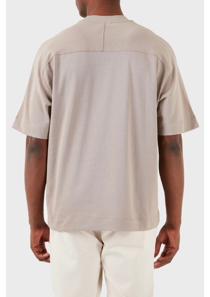 Pamuklu Bisiklet Yaka Oversize T Shirt Erkek T Shirt 3D1T76 1Jwzz 0650 indirimleri
