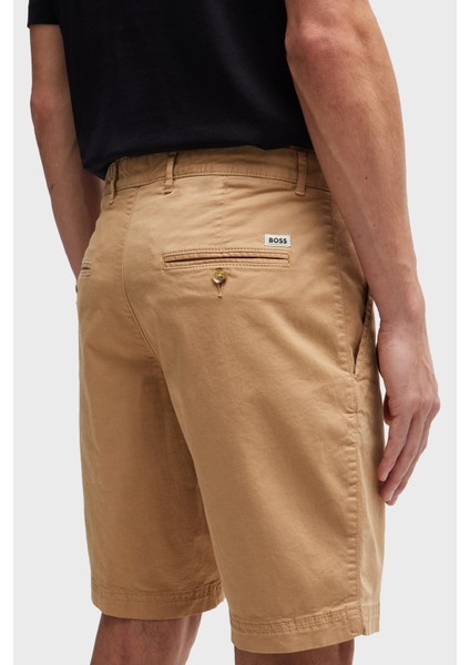 Streç Pamuklu Slim Fit Gabardin Short Erkek Short 50512524 260