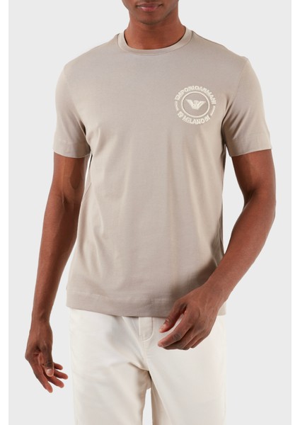Pamuklu Regular Fit Bisiklet Yaka T Shirt Erkek T Shirt 3D1Tg8 1Jocz 06G9
