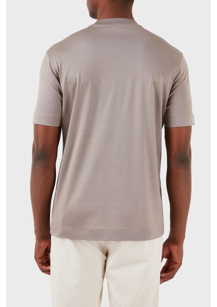 Logolu Bisiklet Yaka Relaxed Erkek T Shirt 3D1Ta2 1Juvz 06H3 fiyatları