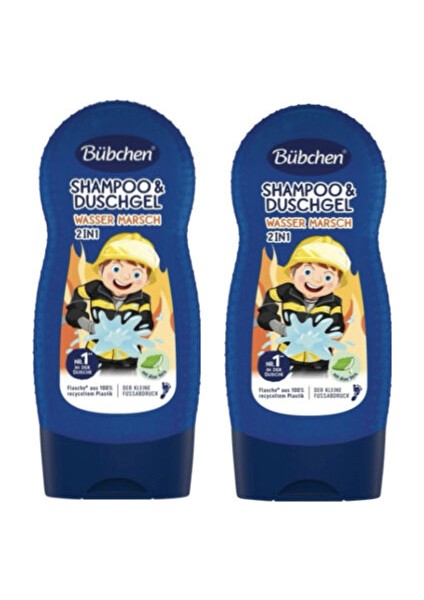 Wasser Marsch 2'si 1 Arada Şampuan & Duş Jeli 230ML x 2 Adet