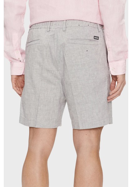 Streç Pamuk Keten Karışımlı Regular Fit Short Erkek Short 50512555 404