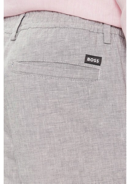 Streç Pamuk Keten Karışımlı Regular Fit Short Erkek Short 50512555 404