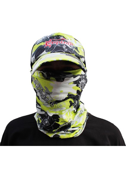 Fisherman Style Camo Green Set Cap+Eldiven+Kolluk+Buff modelleri