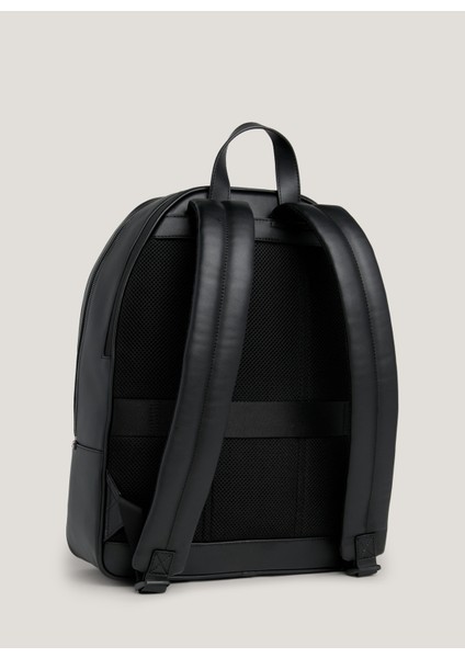 Siyah Erkek Sırt Çantası Th Modern Pu Dome Backpack
