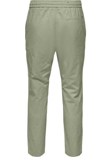 Dar Paça Gri - Yeşil Erkek Kargo Pantolon Onslınus Crop 0007 Cot Lın Pnt Noos fiyatları