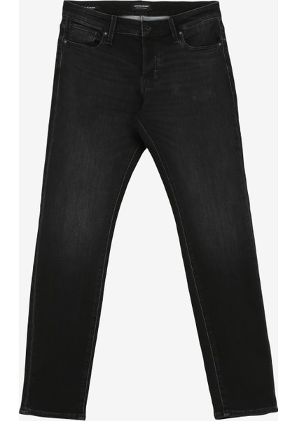 Düşük Bel Slim Fit Siyah Erkek Denim Pantolon Jjıglen Jjıcon Sq 612 I.k Smu