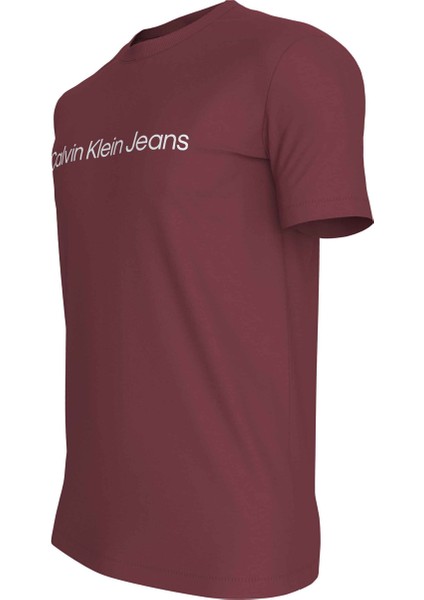 Düz Bordo Erkek T-Shirt J30J322344XA0