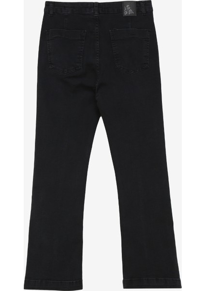 Yüksek Bel Normal Paça Normal Siyah Kadın Denim Pantolon Cutıe fiyatları