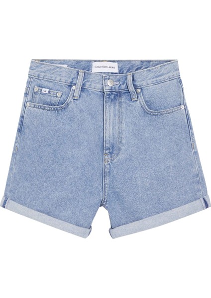 Yüksek Bel Normal Indigo Kadın Denim Şort J20J2228001A4 fiyatları