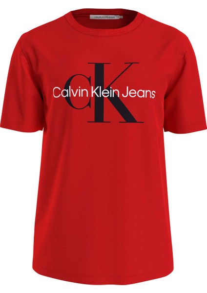 Baskılı Kırmızı Erkek T-Shirt J30J320806XA7