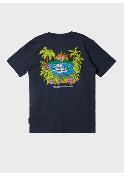 Düz Lacivert Erkek T-Shirt AQBZT04374-17726-ISLAND Sunrıse Boe fiyatları