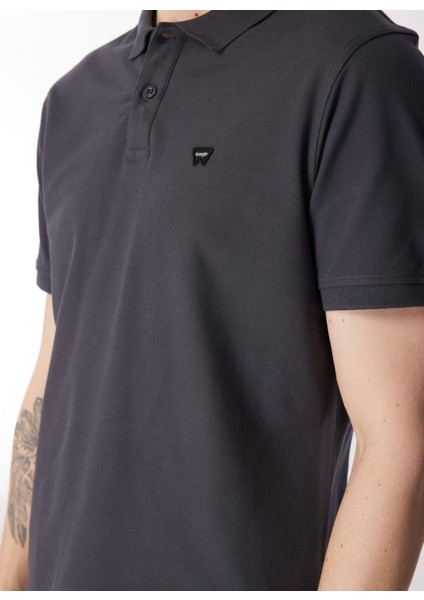 Antrasit Erkek Polo T-Shirt W7D5K4Xx2T003 Kısa Kollu Polo Tshir